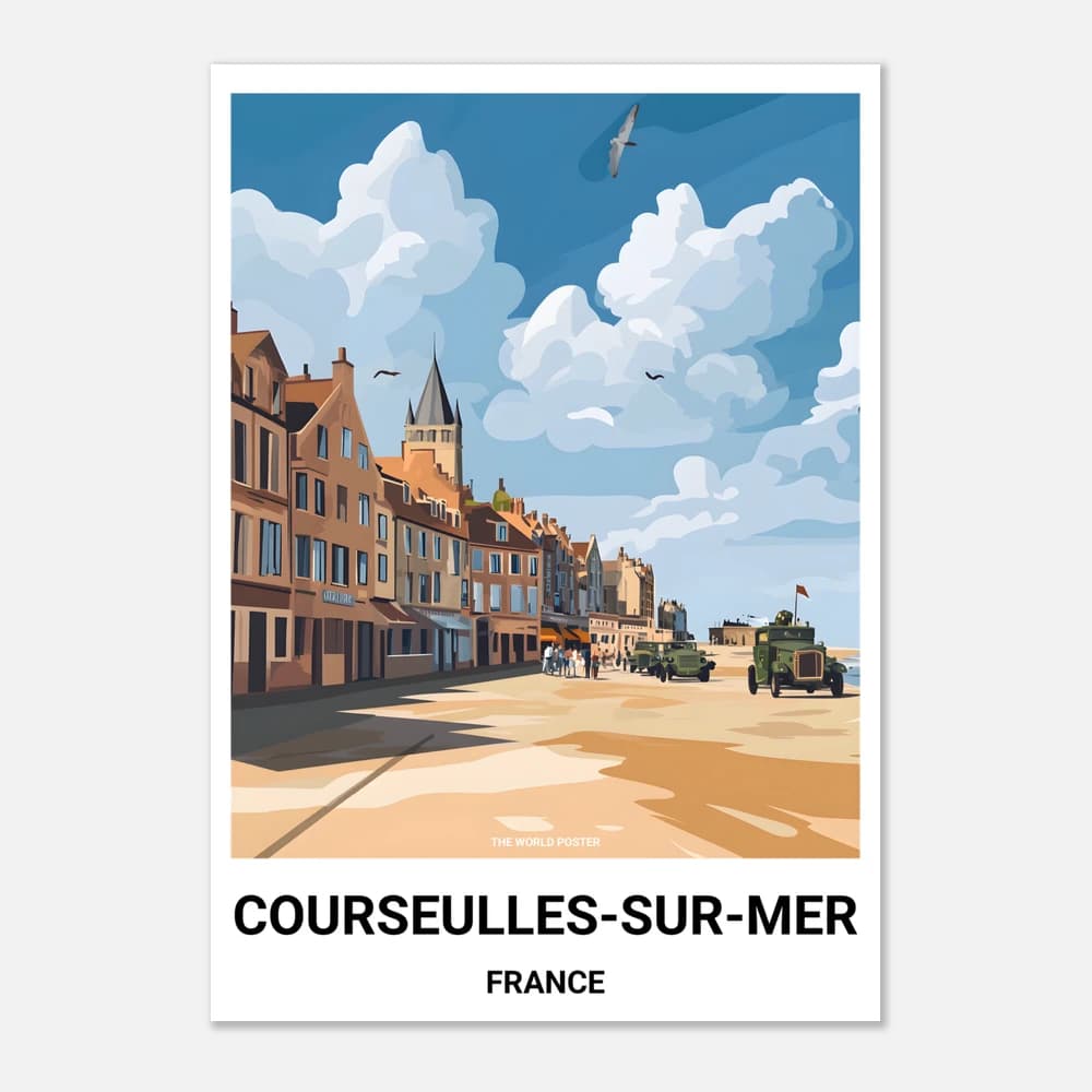 Affiche COURSEULLES-SUR-MER - Image 1 of 6