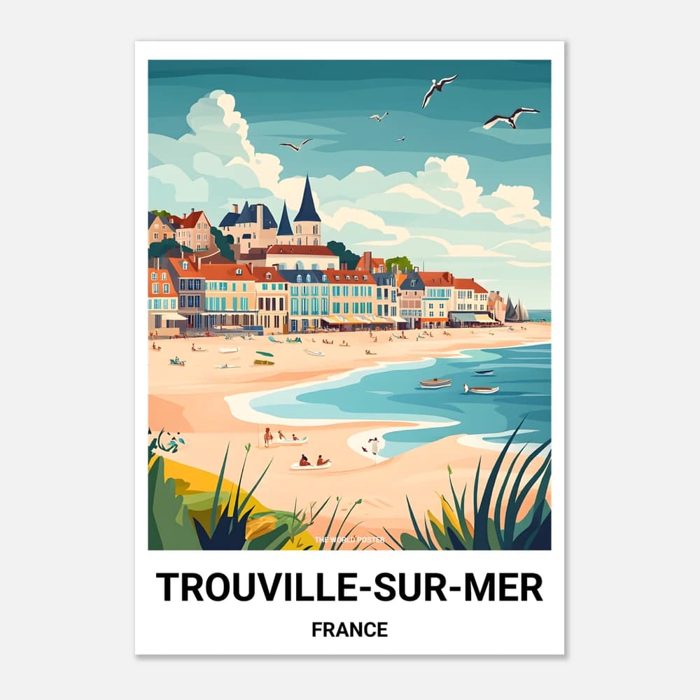 Affiche TROUVILLE-SUR-MER - Image 1 of 6