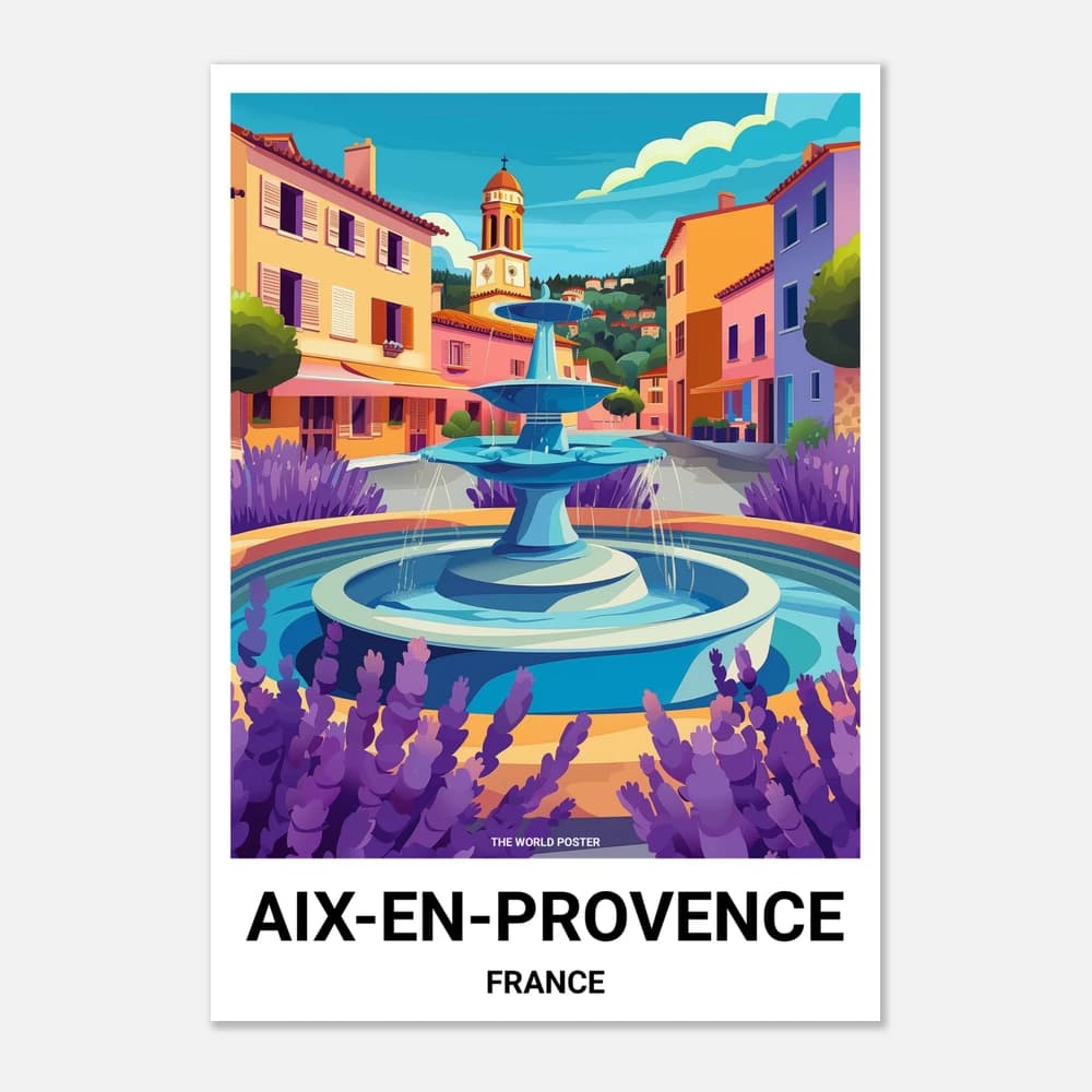 Affiche AIX-EN-PROVENCE - Image 1 of 6