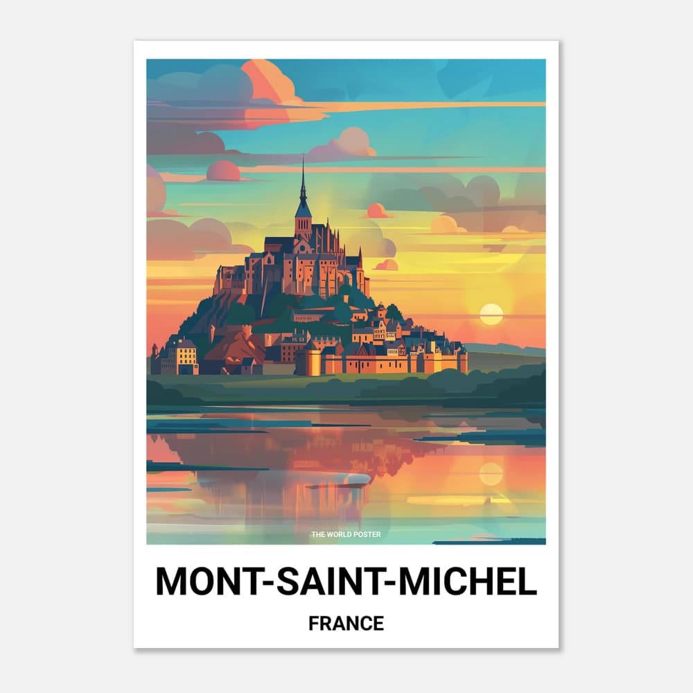 Affiche MONT-SAINT-MICHEL - Image 1 of 6