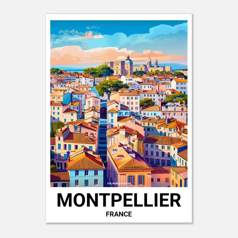 Affiche MONTPELLIER - Image 1 of 6