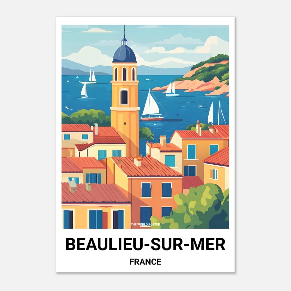Affiche BEAULIEU-SUR-MER - Image 1 of 6