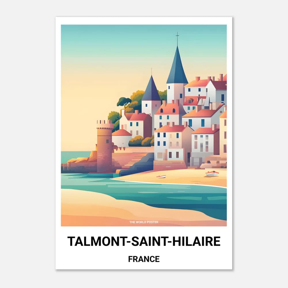 Affiche TALMONT-SAINT-HILAIRE - Image 1 of 6