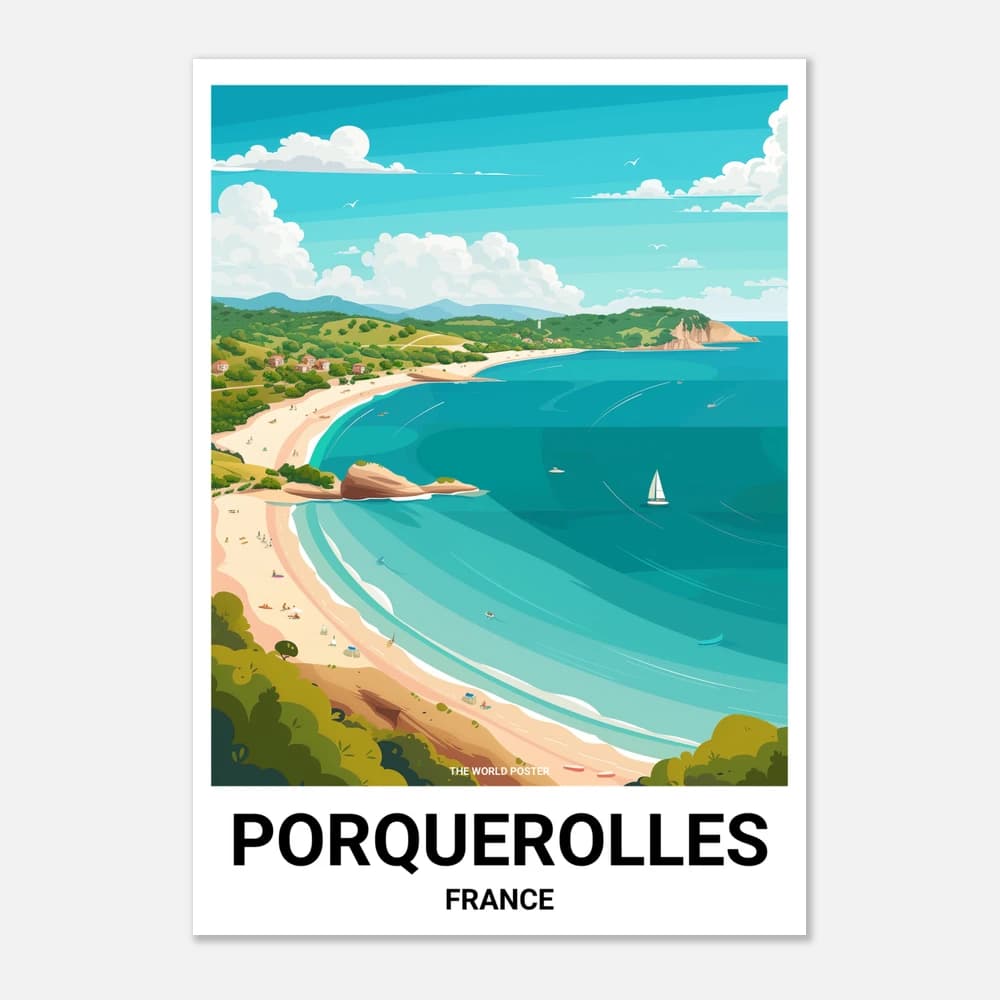 Affiche PORQUEROLLES - Image 1 of 6