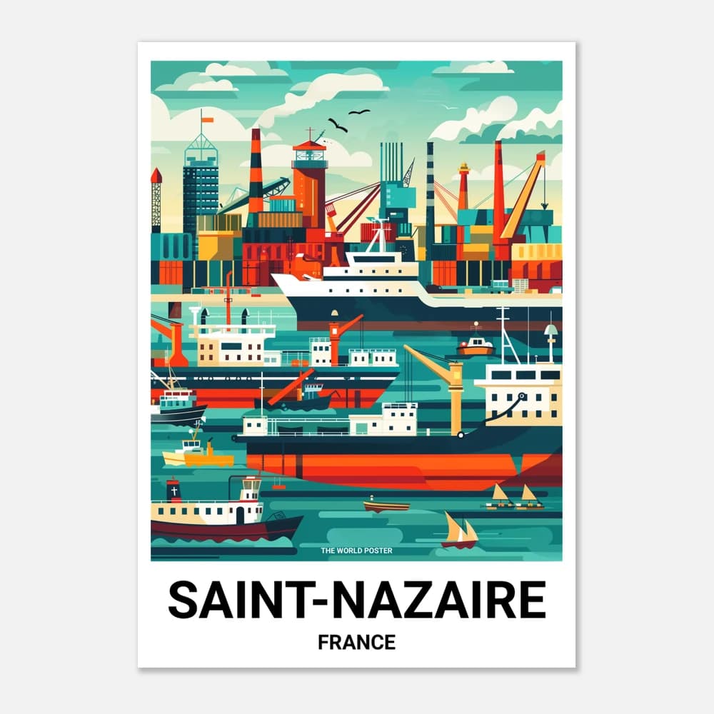 Affiche SAINT-NAZAIRE - Image 1 of 6