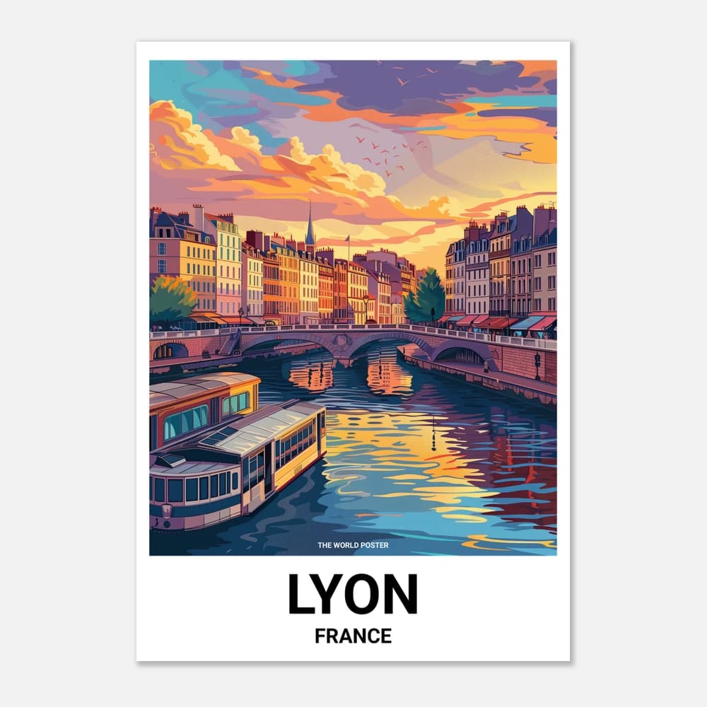Affiche LYON - Image 1 of 6