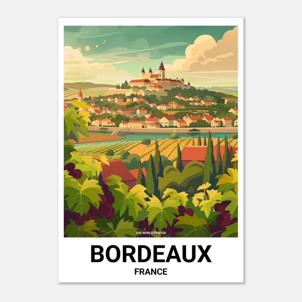 Affiche BORDEAUX - Image 1 of 6