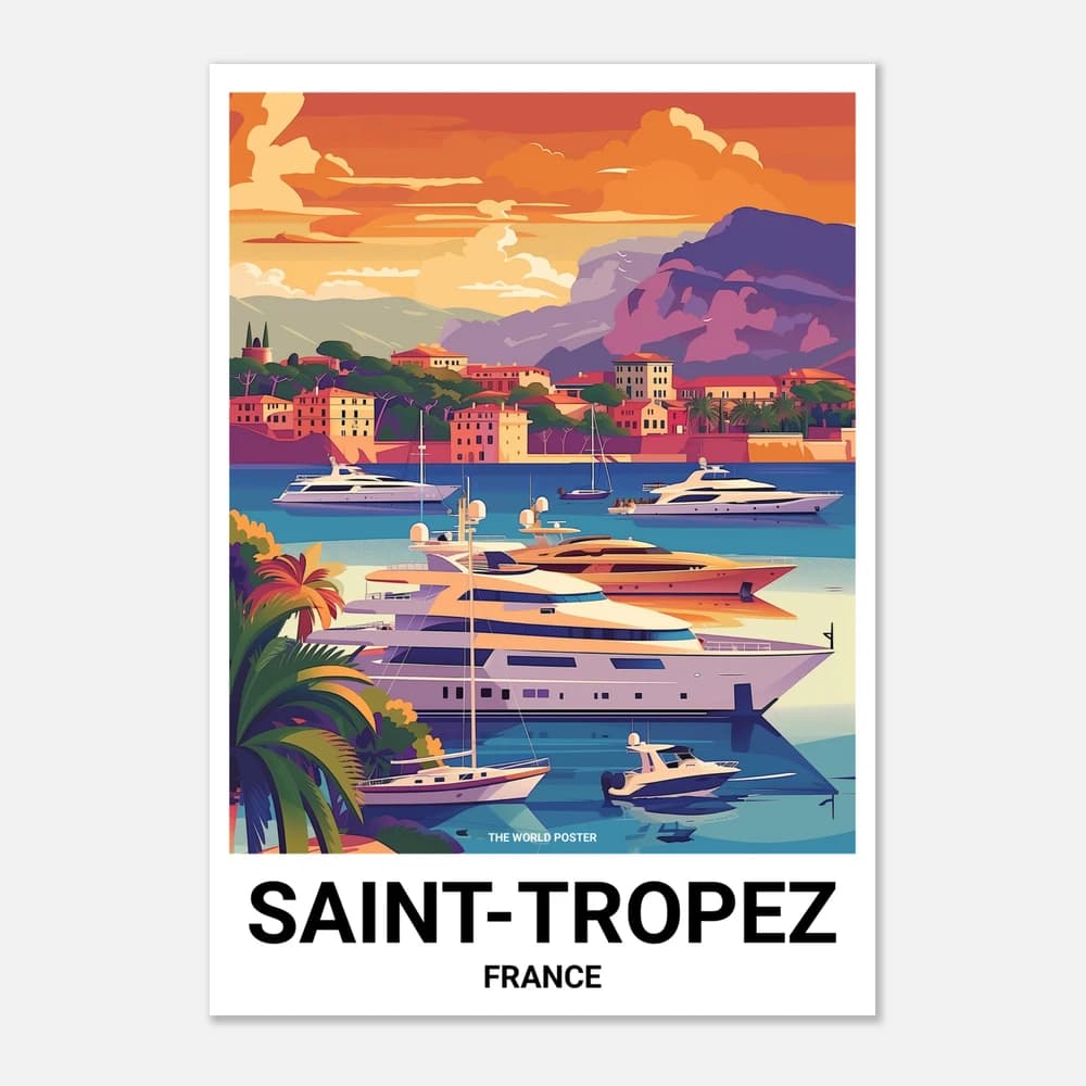 Affiche SAINT-TROPEZ - Image 1 of 6